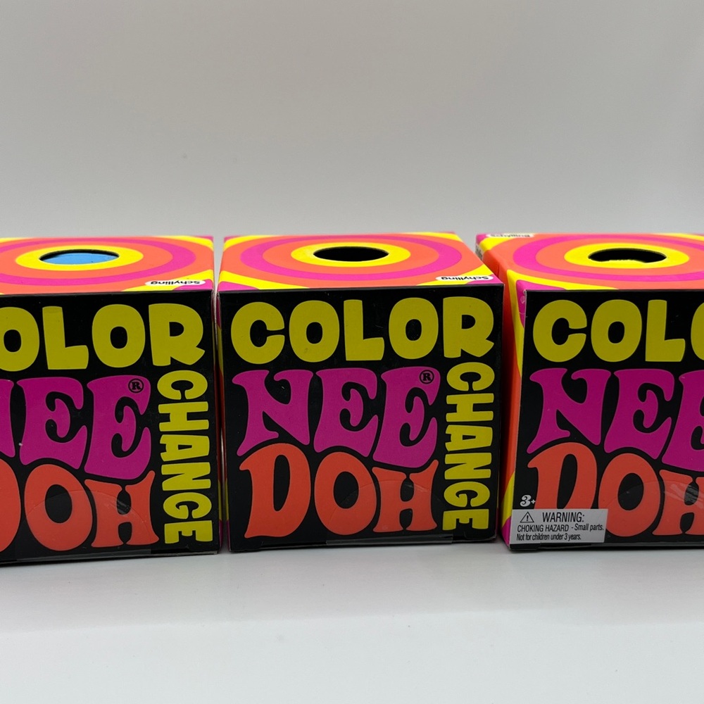 Color Changing Nee Doh Set of 3